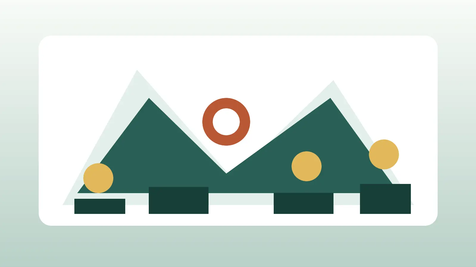 Abstract local SEO audit dashboard with search, service-area, and business profile panels.